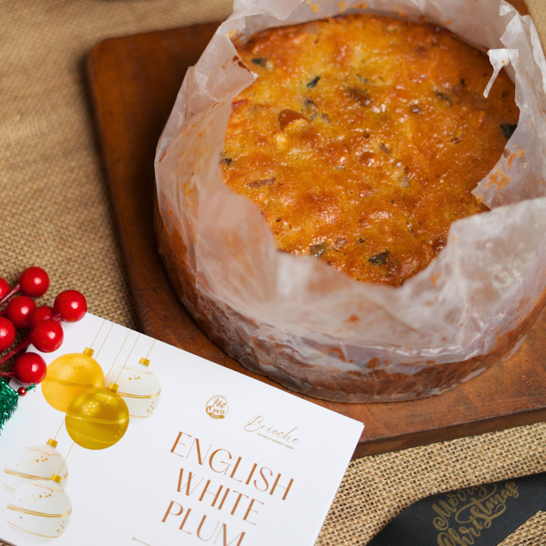 English White Plum Cake