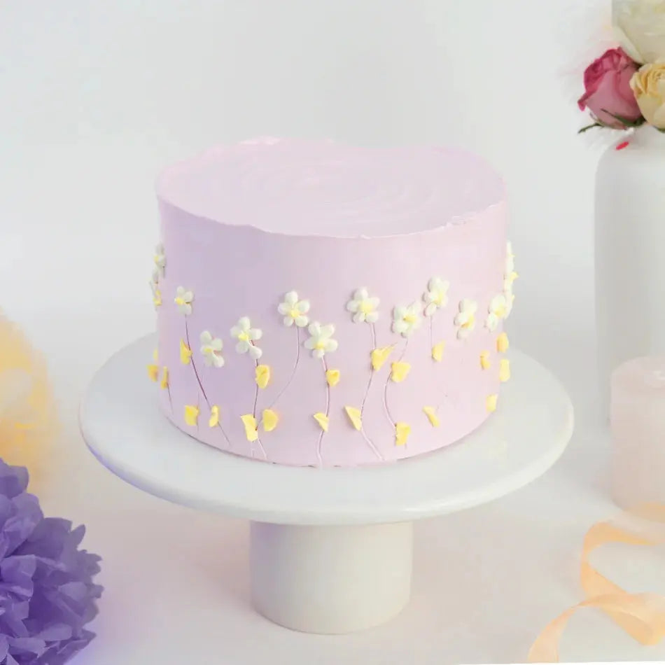 Violet Flower Cake Hotoven Bakers