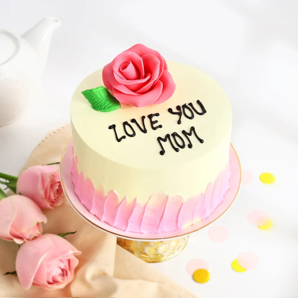 Love you Mom Cake Thekkekara's Hot Oven Bakers