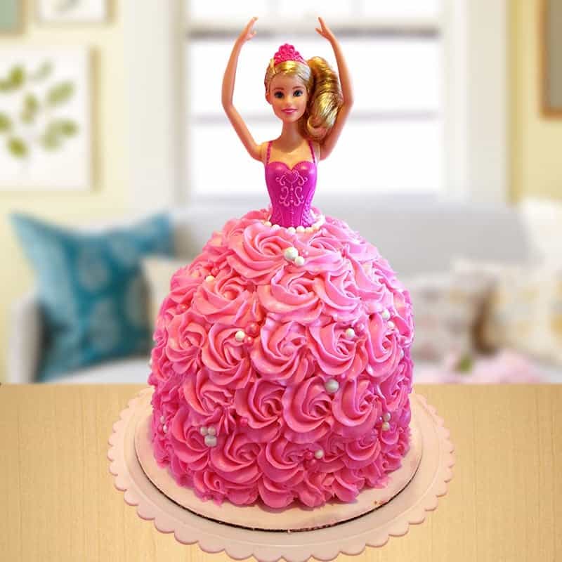 Barbie Model Cake Hot oven Bakers