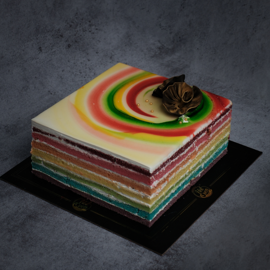 Rainbow Cake Thekkekara's Hot Oven Bakers