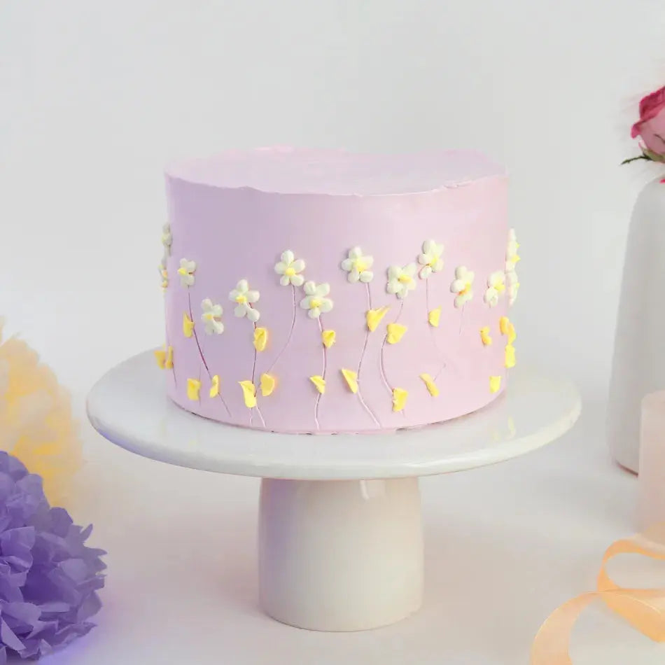 Violet Flower Cake Hotoven Bakers