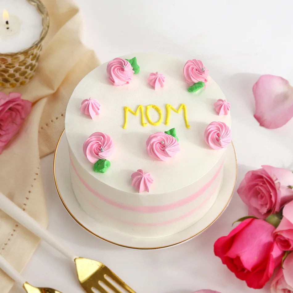 Mothers Day Roses Cake Thekkekara's Hot Oven Bakers