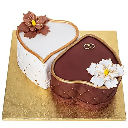 2 Hearts - Model cake Hotoven Bakers