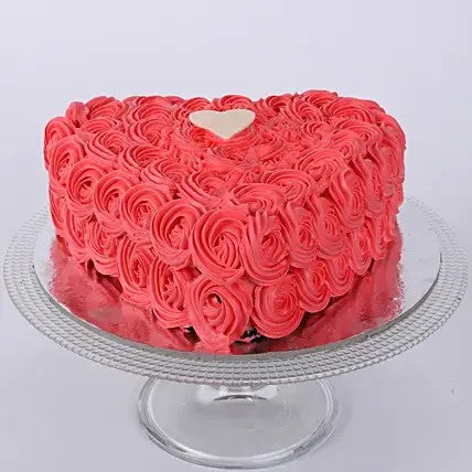 Heart Shape Rose Cake Hotoven Bakers