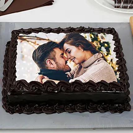 Photo Cake (Truffle Filling) Additional Rs.300 Hotoven Bakers