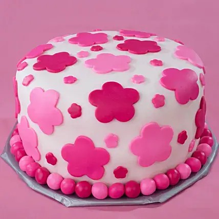Pink Flower Model Cake Hotoven Bakers