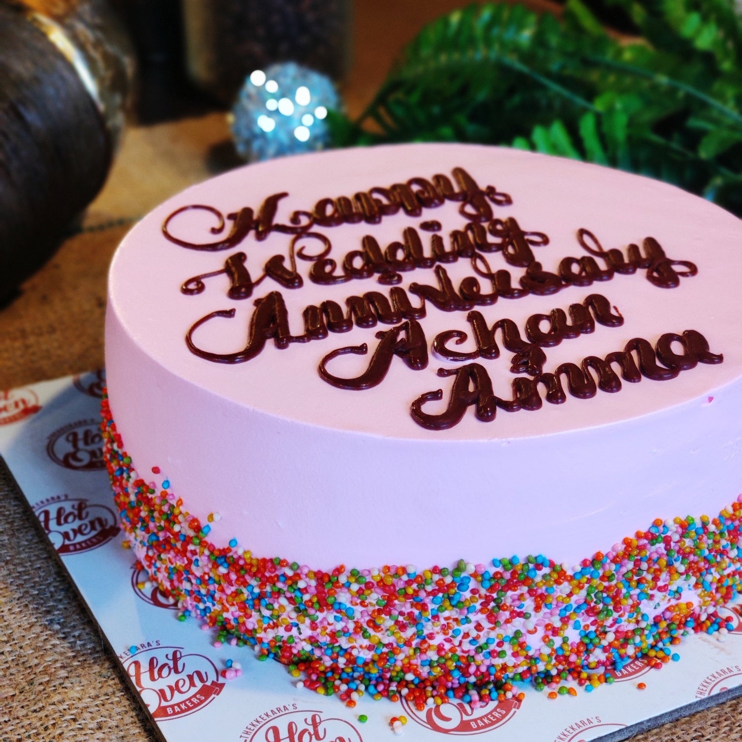 Pink Sprinkled Model Cake Hotoven Bakers