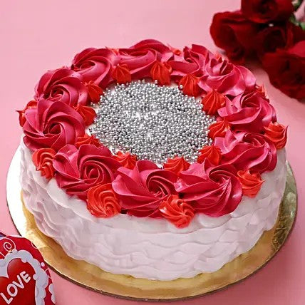 Red flower - Model cake Hotoven Bakers